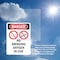 Signmission No Smoking Oxygen In Use Danger Sign, Plastic, 7in W x 10in L, 2PK OS-2PACK-DS-P-710-V-1488 - alternate 3